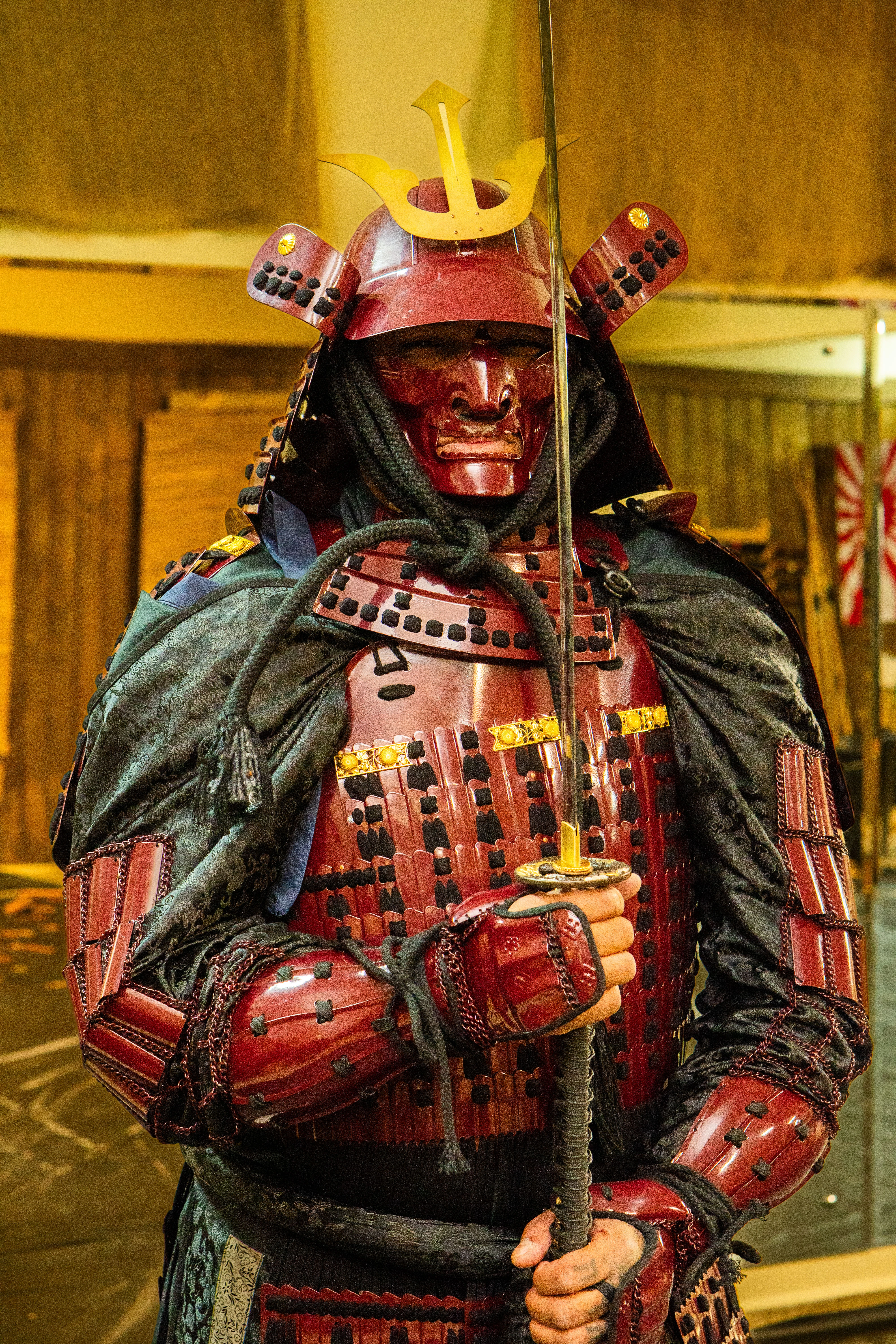 Castelo japonês tradicional ao amanhecer